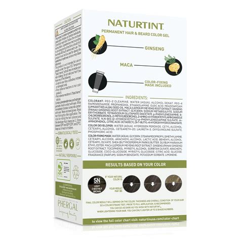 Naturtint Tinte permanente para el cabello para hombre castaño claro