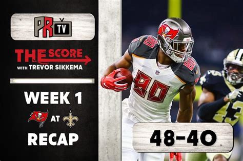 The Score Bucs At Saints Pewter Report