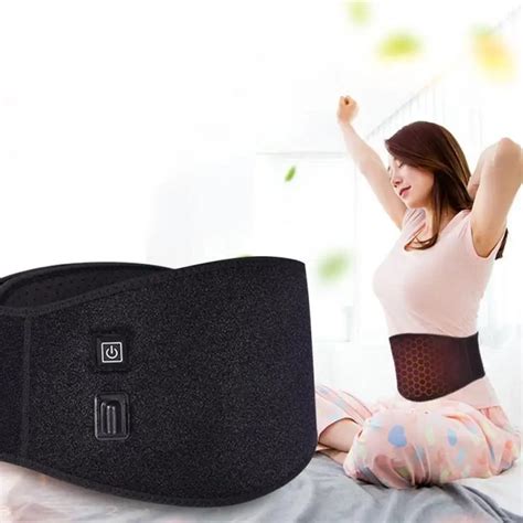 Usb Charge Waist Heating Pad Belt Back Heat Wrap Hot Therapy 3 Heating