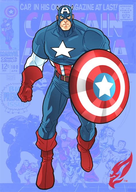 Captain America Cartoon Drawing At Getdrawings Free Download