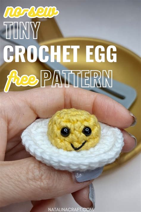 Mini Crochet Fried Egg Free Pattern Artofit