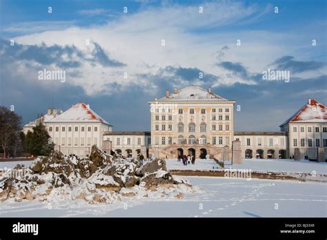 Nymphenburg palace in Munich in winter snow Stock Photo - Alamy