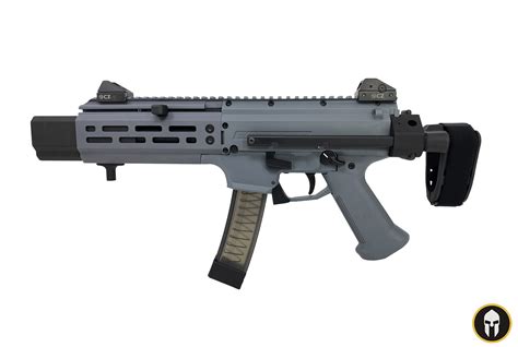 Ia Sc9 Integrally Suppressed Cz Scorpion Evo 3 S1 Pistol Grey With Sb