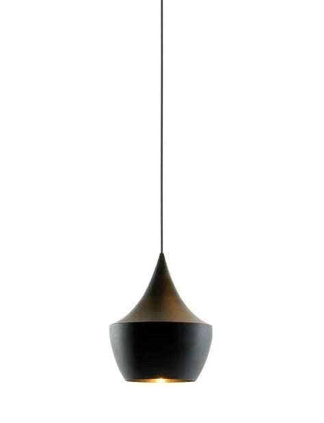 Luminária Pendente Preto Rubi Alumínio Estilo Tom Dixon LCG ELETRO