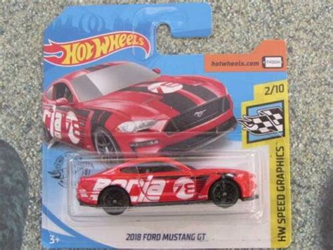 Hot Wheels Ford Mustang GT Red HW Speed Graphics Perfect Birthday Gift Role Playing Miniature