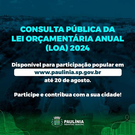 Prefeitura De Paul Nia Disponibiliza Consulta P Blica Loa