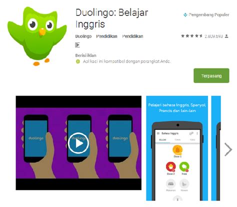 Cara Mudah Dan Gratis Belajar Bahasa Inggris Dengan Duolingo Cara