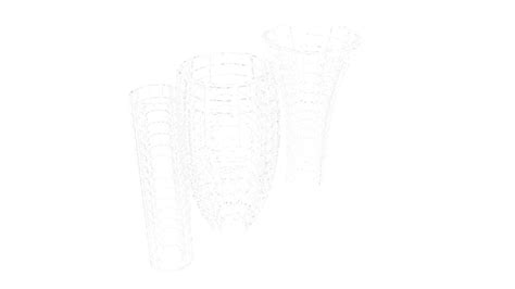 Vases Set With Squares 3d Model Cgtrader