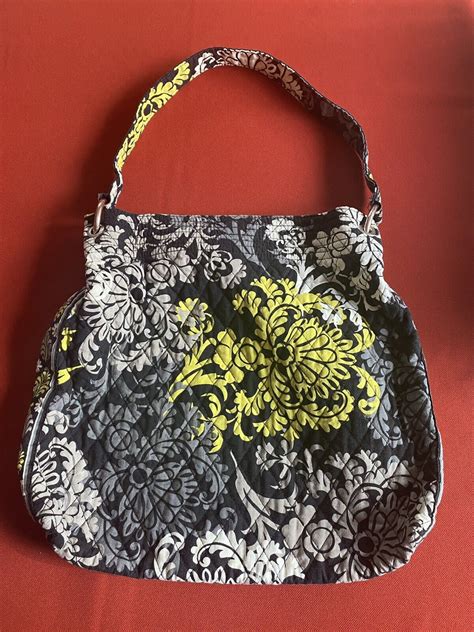 Vera Bradley Purses Black And Yellow Gem