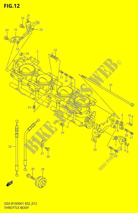 Corps De Papillon Gsx R K Pour Suzuki Gsx R Suzuki