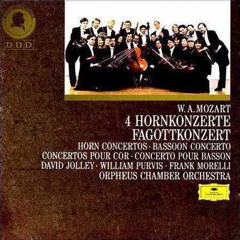 Pre Owned Mozart Four Horn Concertos Bassoon Concerto Orpheus By