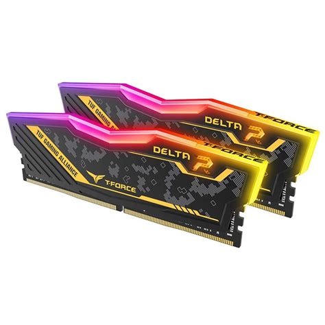 Team T-Force Delta TUF Gaming RGB 16GB (2x 8GB) DDR4 3200MHz Memory ...