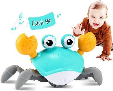 Yeaye Crawling Crab Baby Toys Infant Tummy Time Toy Gifts For 3 4 5 6