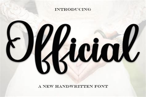 Official Font By Putrasyahreza00 · Creative Fabrica