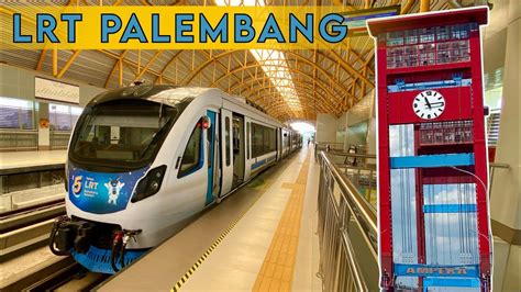 Lrt Palembang Nyoba Naik Lrt Di Sumatra Selatan Youtube