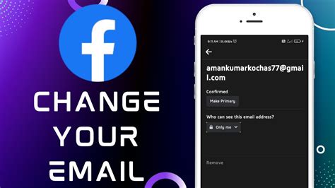 How To Change Your Primary Email Address On Facebook Change Facebook