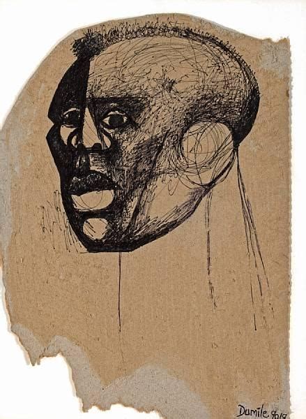 Dumile Feni Head Study 1990 Mutualart