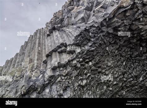 Basalt columns Reynisfjara beach, Iceland Basalt columns are formed by ...