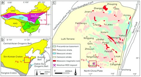 A Simplified Geological Map Showing The Major Tectonic Units In