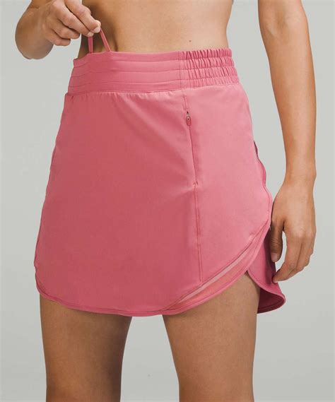 Lululemon Hotty Hot High Rise Skirt Long Brier Rose Lulu Fanatics