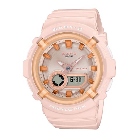 Reloj Baby G Bga Ba A Resina Mujer Blanco Btime