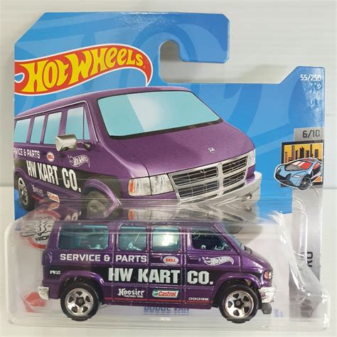 Miniatura Hot Wheels Dodge Van 1 64 BP Shopee Brasil
