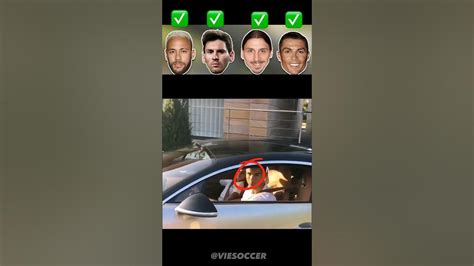 Neymar Vs Messi Vs Zlatan Vs Ronaldo Car Driving Youtube