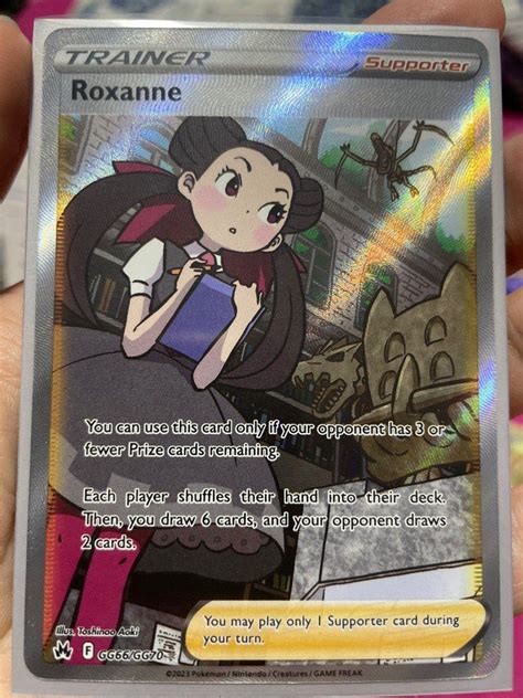 Roxanne GG66 GG70 Ultra Rare Crown Zenith Pokemon Tcg Hobbies Toys