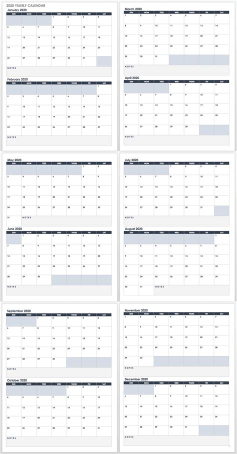 Google Sheets Monthly Calendar Template | Calendar Template Printable