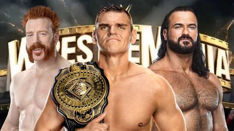 WWE DREW MCINTYRE VS GUNTHER VS SHEAMUS FULL MATCH AT WRESTLEMANIA