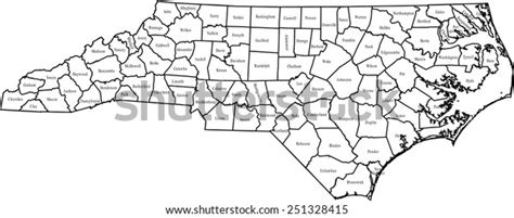 10027 North Carolina Counties Images Stock Photos 3d Objects