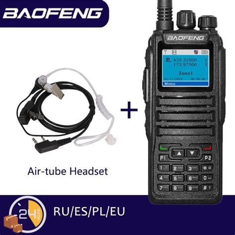 Pc Air Hd Baofeng Dm Dmr Walperforated Talkie Touristes Mode