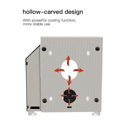 Aluminium Optibay Mm Sata Nd Hdd Caddy Ssd Grandado