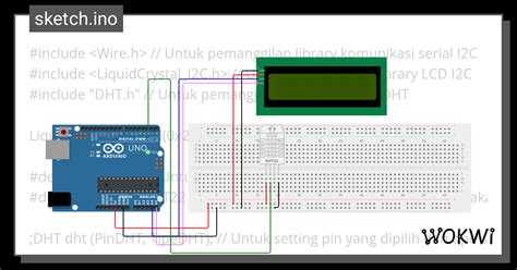 Project Pendeteksi Suhu Kelembaban Wokwi Esp Stm Arduino