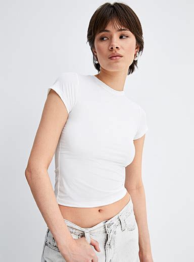 Second Skin Tee Twik Women U2019s Basic T Shirts Simons