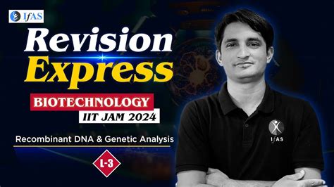 Iit Jam Biotechnology 2024 Preparation Recombinant Dna And Genetic