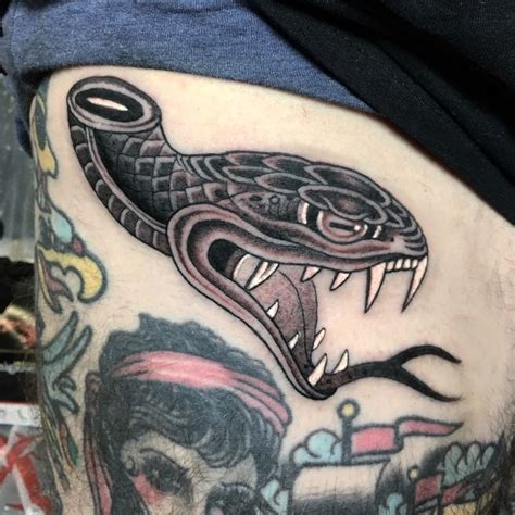 Black and Grey Snake Tattoos - Cloak and Dagger Tattoo London