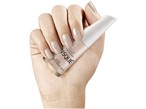 Esmalte Risqué Nudes Gota dos Anjos Nude Metálico Hipoalergênico 8ml Esmalte Magazine Luiza