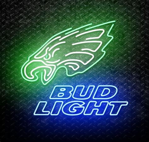 Bud Light Nfl Philadelphia Eagles Neon Sign For Sale Neonstation