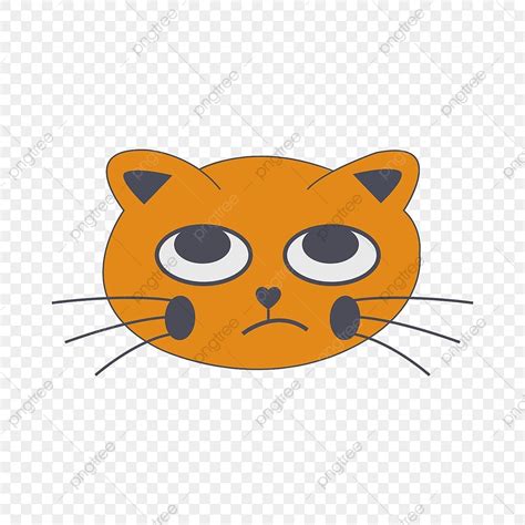 Cat Face Vector Hd Png Images Cat Face Design Cat Cat Face Cat Face