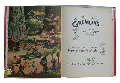 The Gremlins by Dahl, Roald: Good Quarter Cloth and Boards (1944) First ...