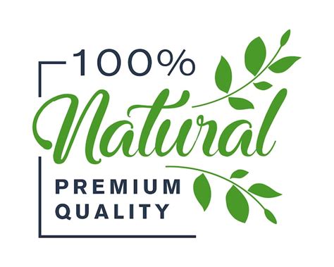 R Tulo De Produto Natural Folhas Verdes E Ilustra O Vetorial De