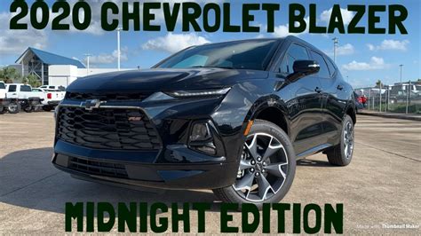 Chevrolet Blazer Rs Midnight Edition Startup Review Youtube