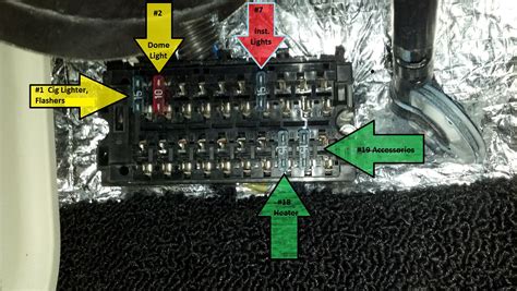 65 Ford Mustang Fuse Box