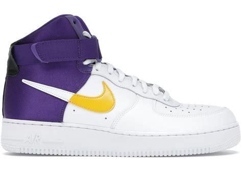 Nike Air Force 1 '07 LV8 High NBA Lakers - BQ4591-101