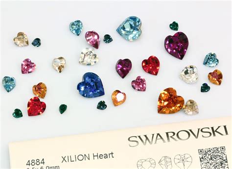 Genuine Swarovski Xilion Heart Fancy Stones Crystals Many Sizes