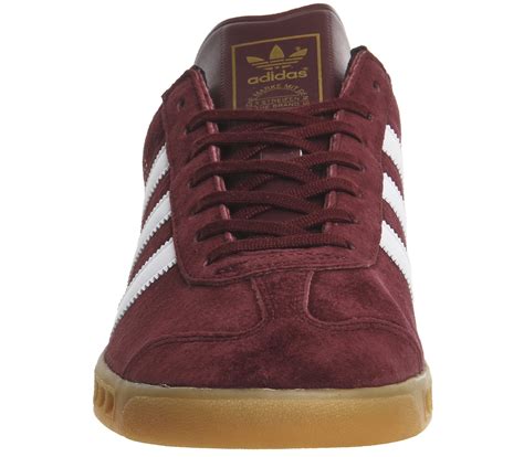 adidas Hamburg Collegiate Burgundy Gum Exclusive - His Exclusives