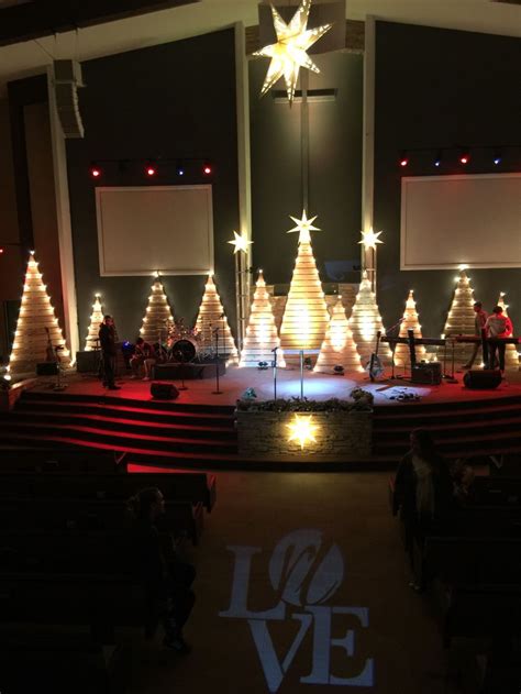 Nature-Inspired Church Stage Design - Tightly Treed