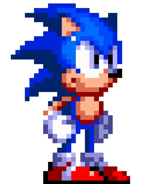 Sonic  Sprite By Bfgamesbrx On Deviantart