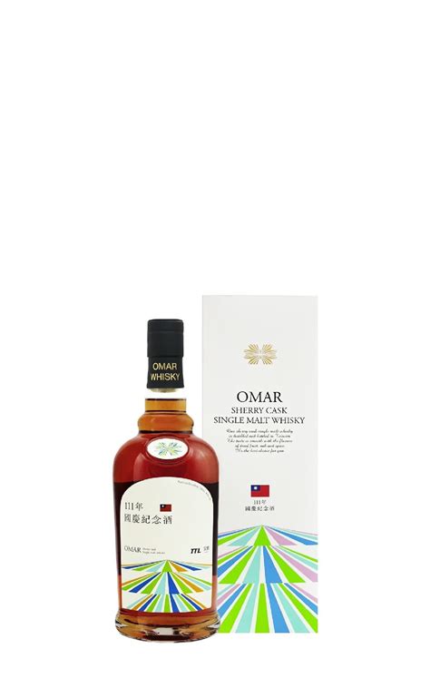 Nantou Distillery Omar Single Malt Whisky Sherry Type 111年雙十國慶紀念版 南投酒廠